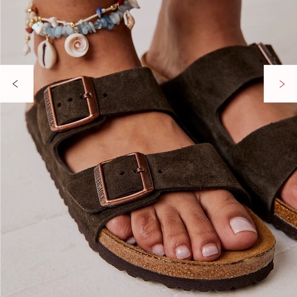Birkenstock Shoes - Mocha Suede Birkenstock